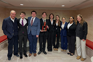 photo of mock trial team