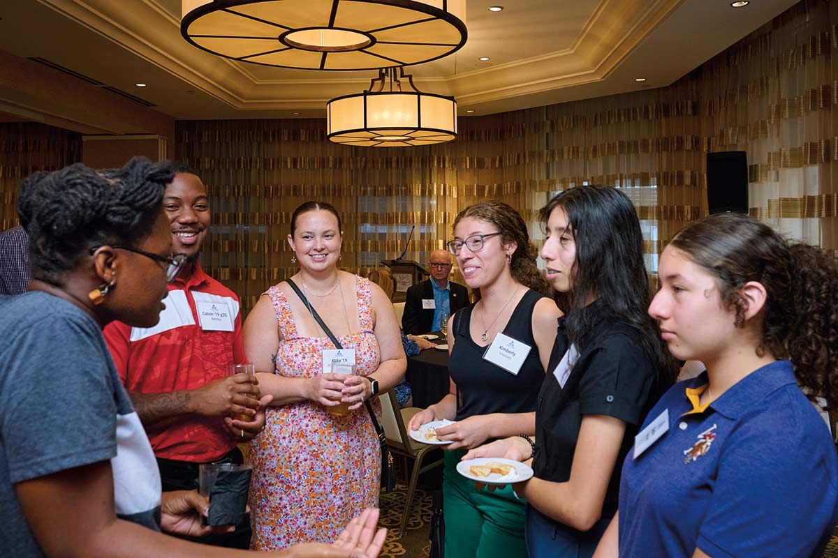 photo of attendees at Baltimore reception